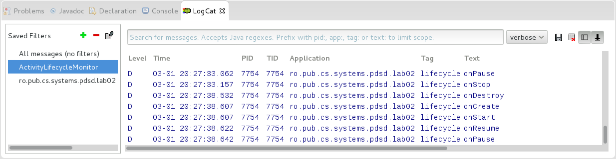 laboratoare:laborator02:logcat_messages.png